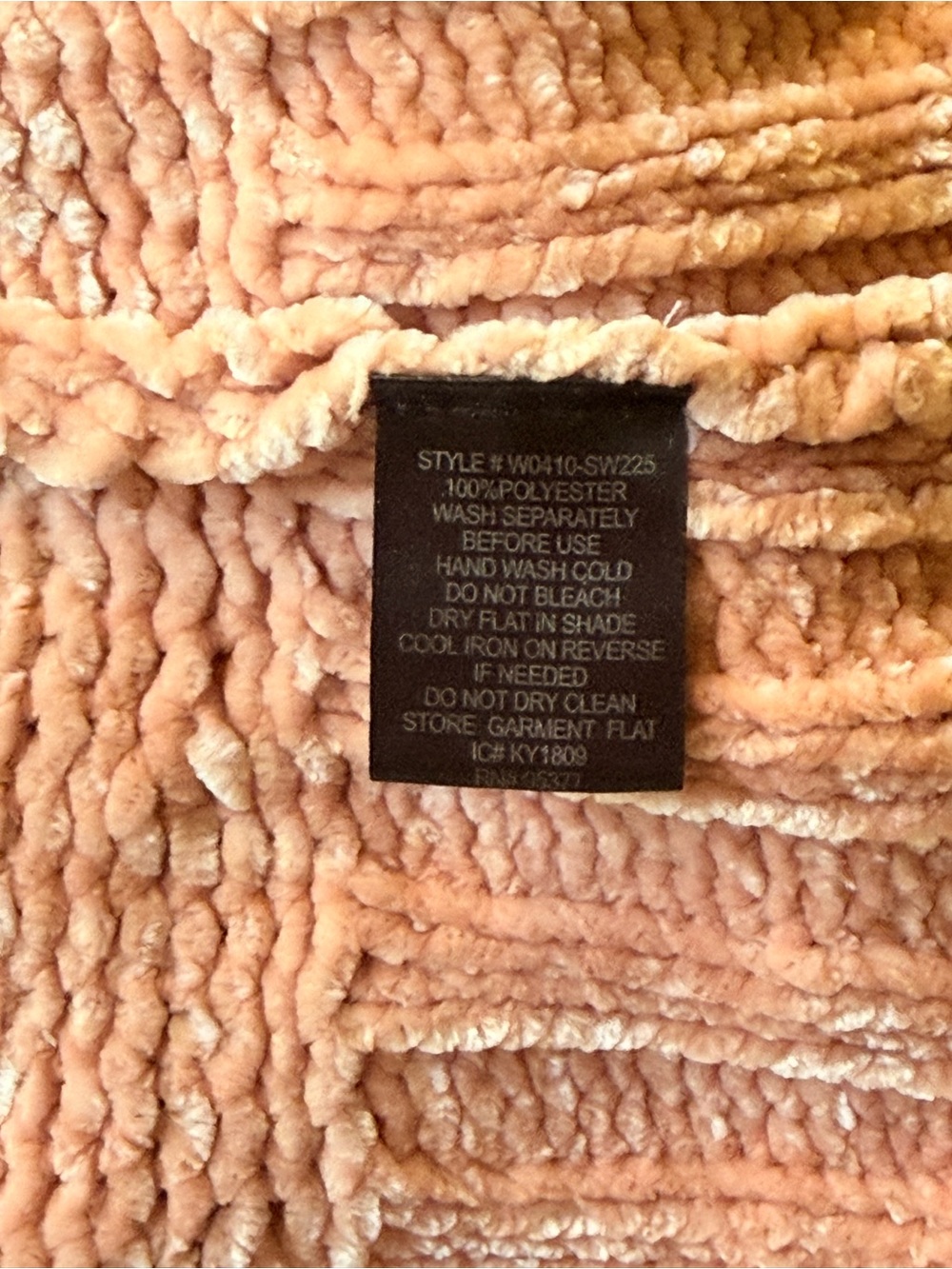 Sanctuary Women’s XL Dusty Rose Chenille Knit Oversized Sweater - Picture 8 of 8